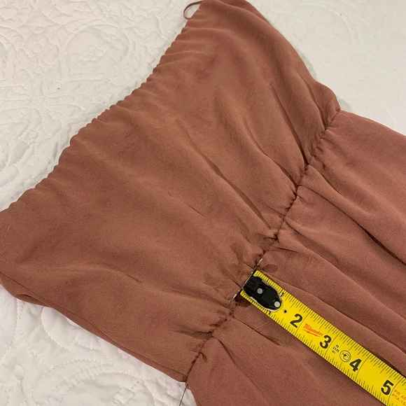 Express Light Brown Sleeveless Dress Size XS/TP.  New With Tags - Picture 9 of 12